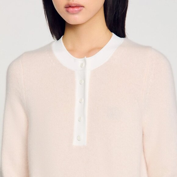 Sandro NWT Medium Wool Cashmere Sweater - Picture 2 of 10